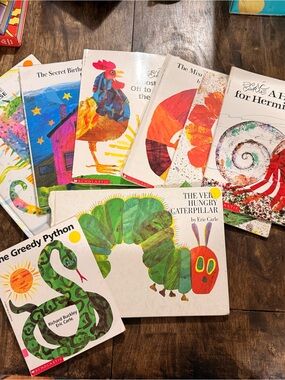 Bundle of 8 Eric Carle Books - Hardback & Soft Back